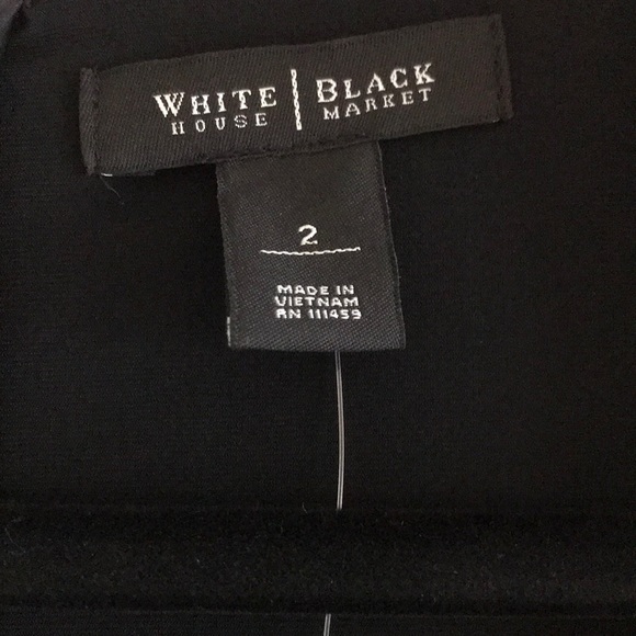 WHBM Black and White Striped Dress NWT - Picture 4 of 7